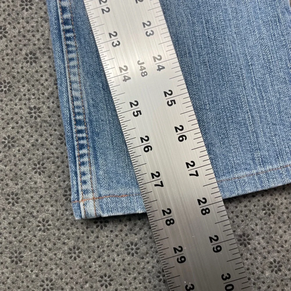 Vintage USA Y2K Armani Exchange Helix Flare Jeans Stone Wash Low Rise 4S W28xL28